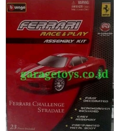 Bburago 1:43 Diecast Ferrari Challenge Stradale Model Kit