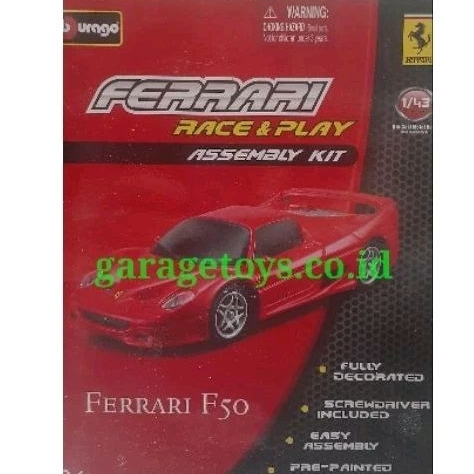 Bburago 1:43 Diecast Ferrari F50 Model Kit
