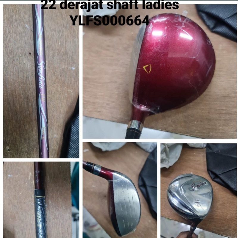 Stik Golf Ladies Fairway wood 7 SYard Senfina  22 derajat  shaft Bekas second