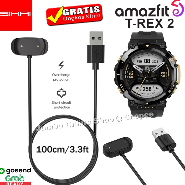 ART C18Y Dock Charger USB Cable Amazfit TRex 2 TREX 2 Kabel Cas Magnetic