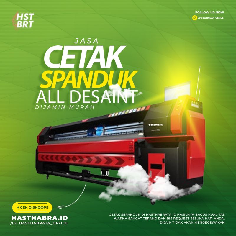 

cetak/print sepanduk/benner hasil terang, cepat dan bagus
