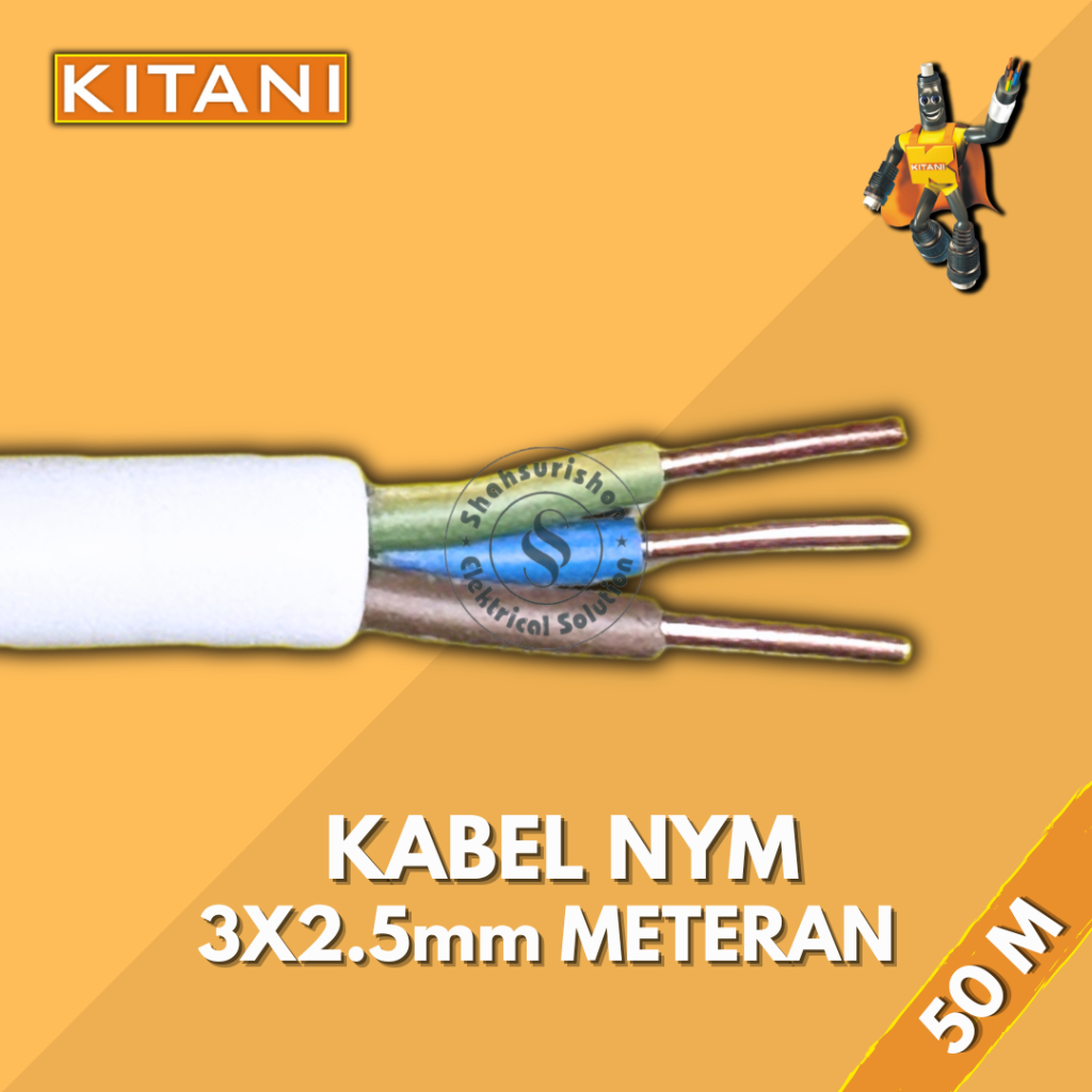 KITANI KABEL NYM 3X2,5MM METERAN PERMETER
