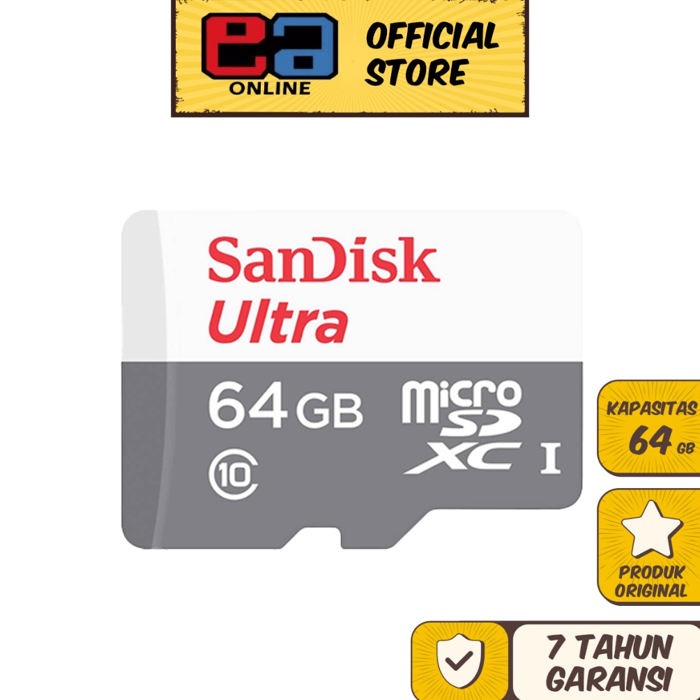 ART P18C SanDisk Ultra 1MBps microSDXC Card Class 1  64GB  QUNR