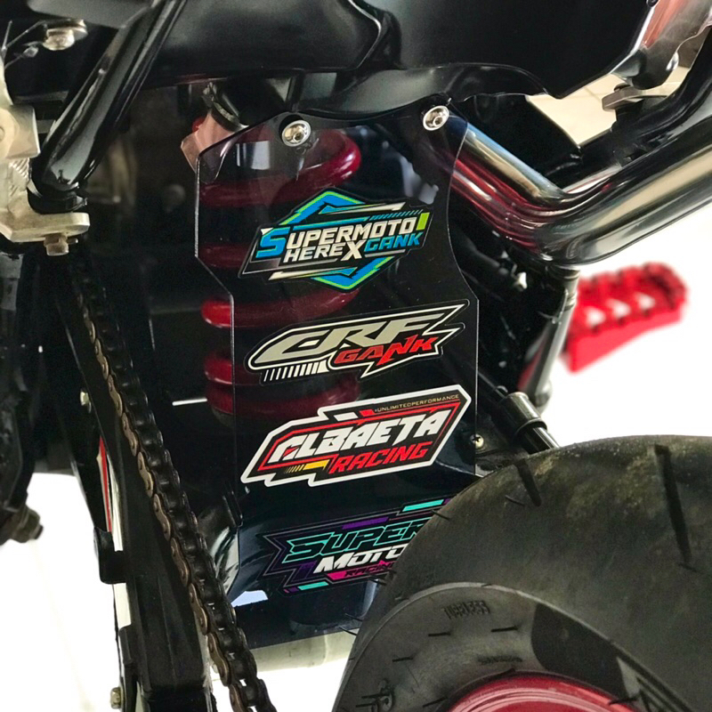 HJK Cover Mika Akrilik Mudflap CRF/Pelindung Shock Penahan Lumpur