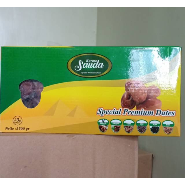 

Kurma Premium Khalas Kholas Sauda 500gr Original enak lembut