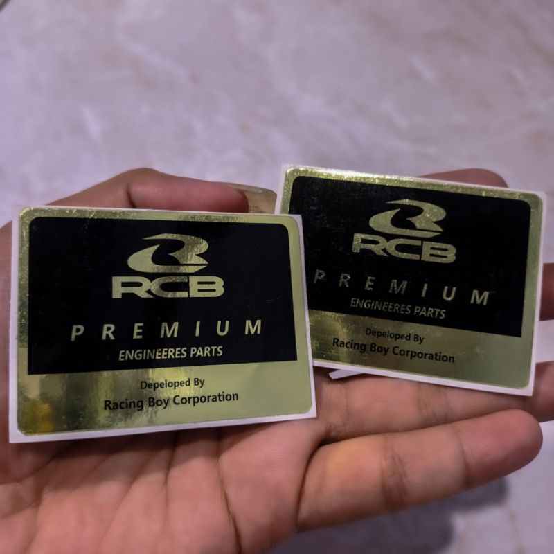 Stiker rcb shock premium