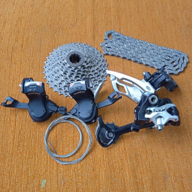 Mini Groupset Deore XT 3x9 speed