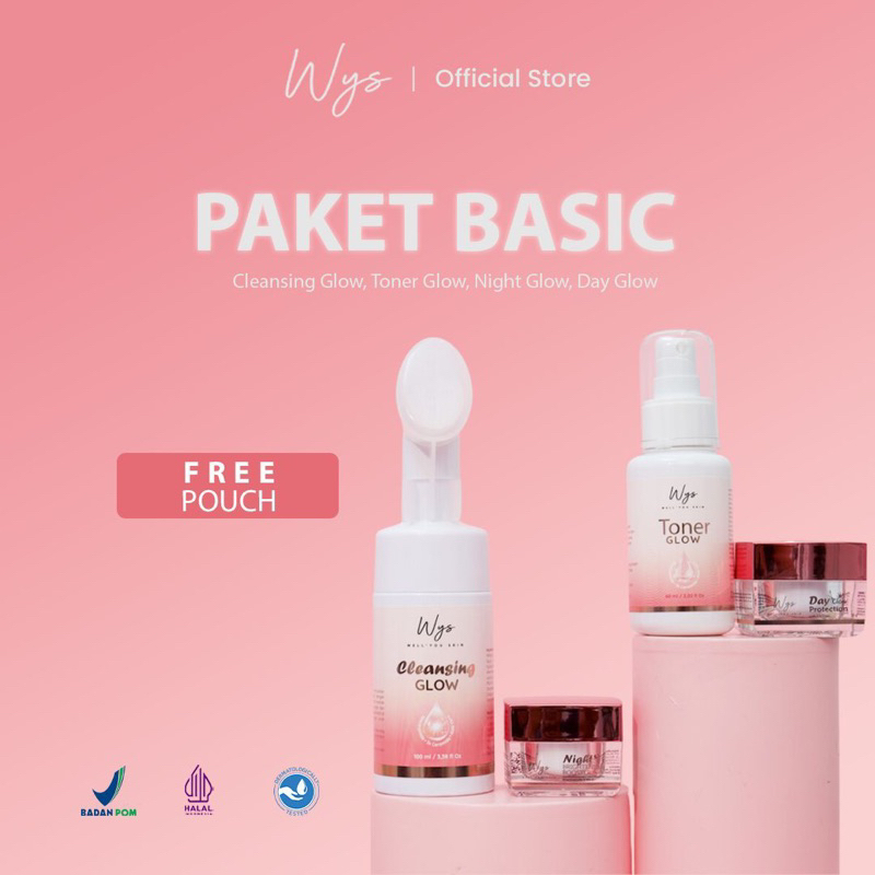 PAKET BASIC WYS SKINCARE/ MENCERAHKAN MEMUDARKAN JERAWAT DI WAJAH