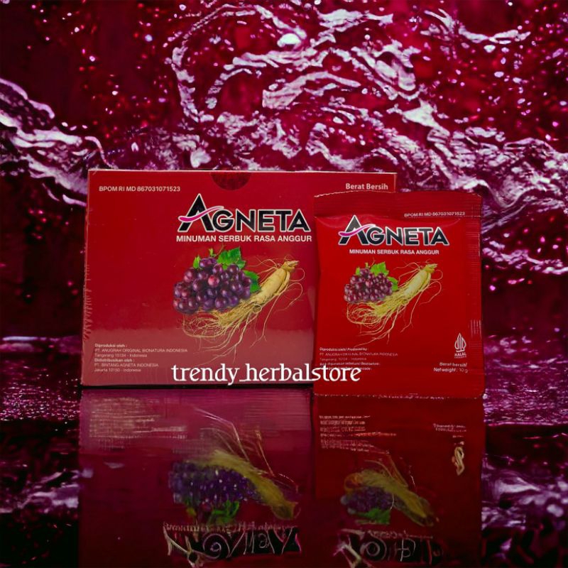 AGNETA RED WINE PENAMBAH STAMINA  100% ORIGINAL
