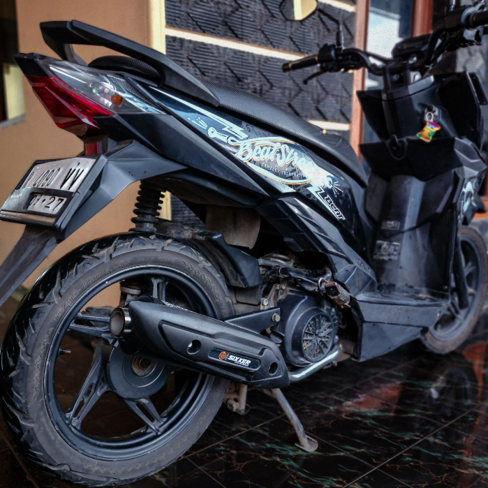 Knalpot beat street standar racing ORIGINAL SIXXER