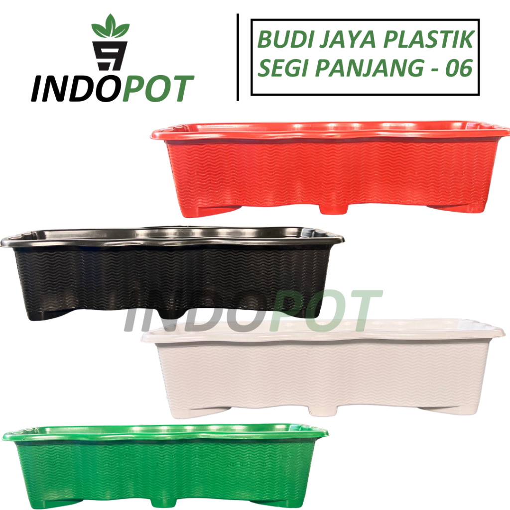 Pot Segi Panjang 70cm BJP SGP-06 Pot Tanaman Panjang Aesthetic Bunga