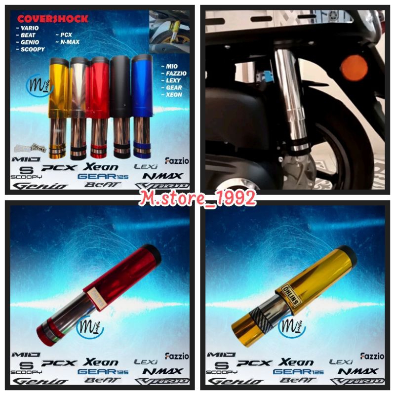 Cover shock belakang yamaha fazzio aksesoris fazio penutup shock fazzio