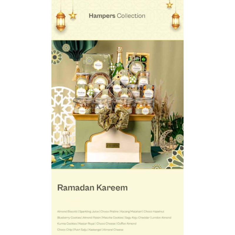 

Clairmont Hampers Ramadan Kareem Gift Hadiah Idul Fitri / Lebaran 2024