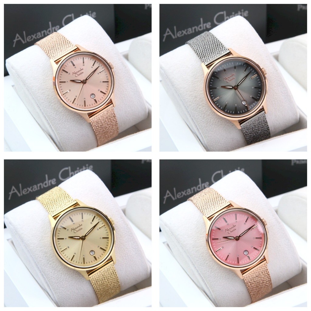 Jam Tangan Wanita AC Alexandre Christie 2B21 Original - Tali Pasir
