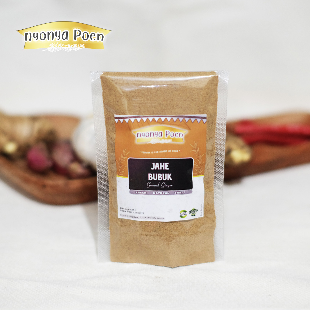 

NYONYA POEN | JAHE BUBUK MURNI GINGER POWDER NATURAL BUMBU MASAK REMPAH SEASONING