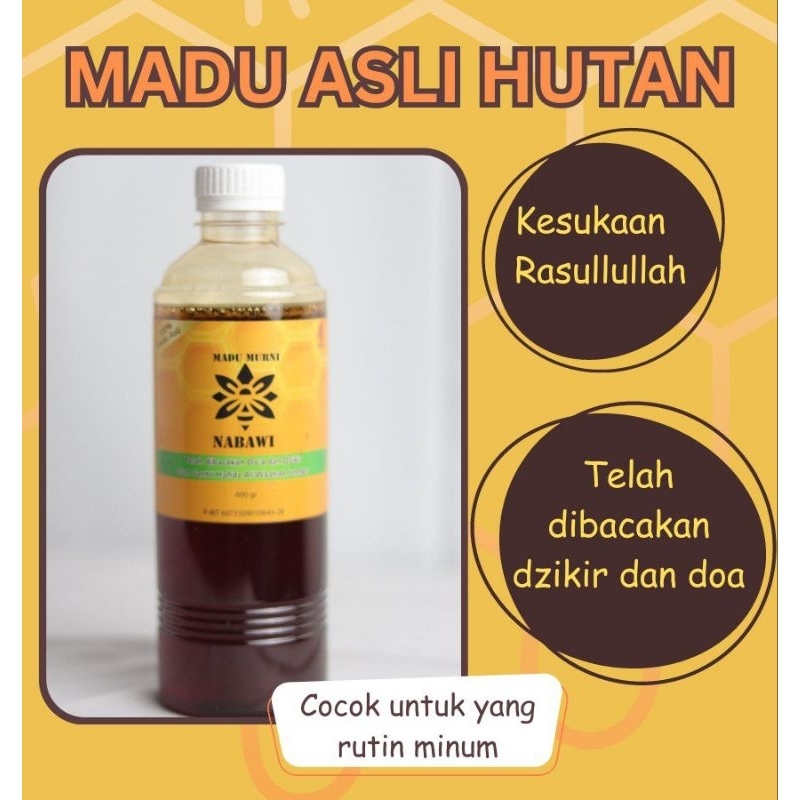 

Madu Murni Asli Kemasan 600gr