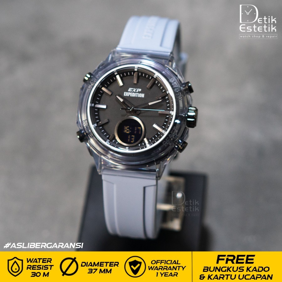 Jam Wanita Expedition E 6831 / E 6831 MHRIGBAGR Stone Analog Digital