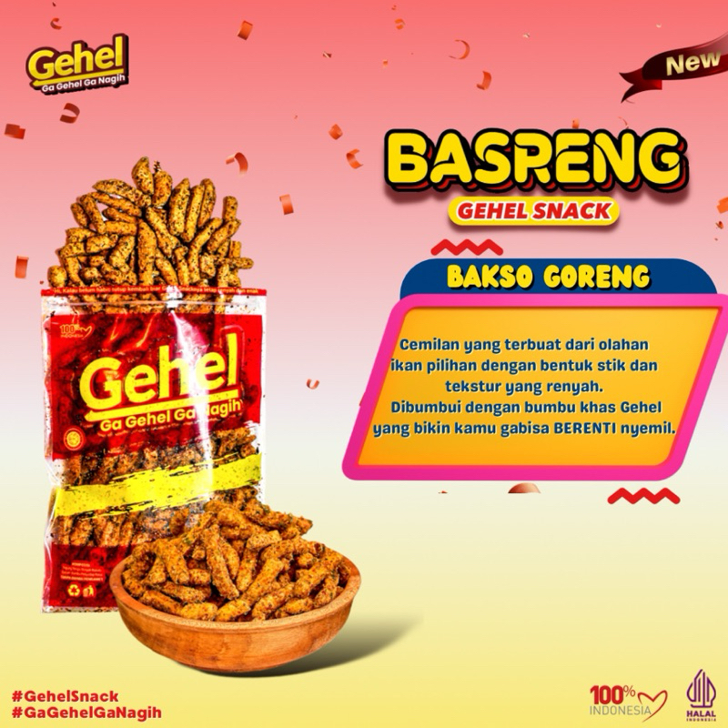 

Basreng GEHEL SNACK 200 gram