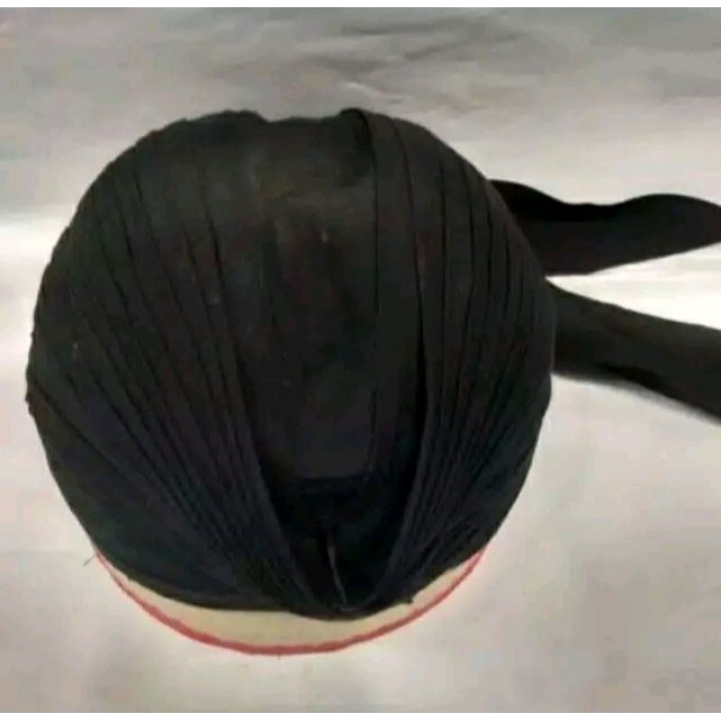 Blangkon Dewasa Jogja Sliwir Hitam Polos