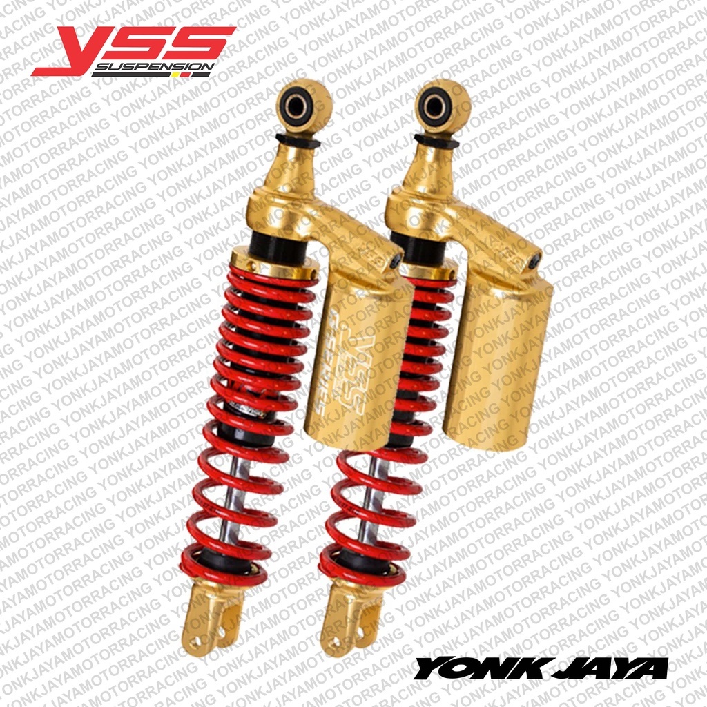 WIN SHOCK YSS GOLD EDITION G-PLUS TC302-350TL-07-853NXD FOR HONDA NEW PCX 150 BLACK/RED/GOLD UK.350M