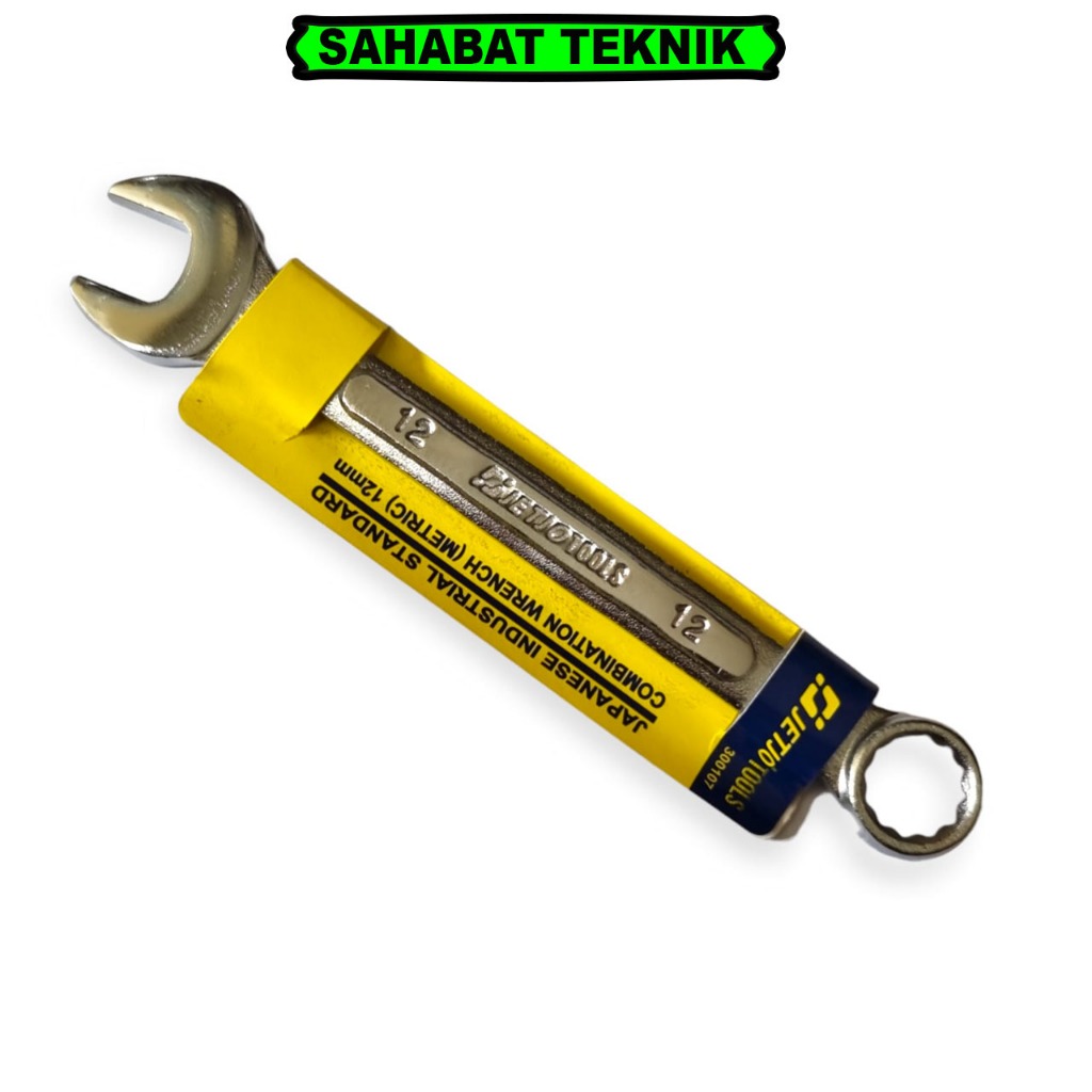 Kunci Ring Pas 12mm Combinasi Wrench / Kunci Pas Ring 12mm  Jetjo Tools