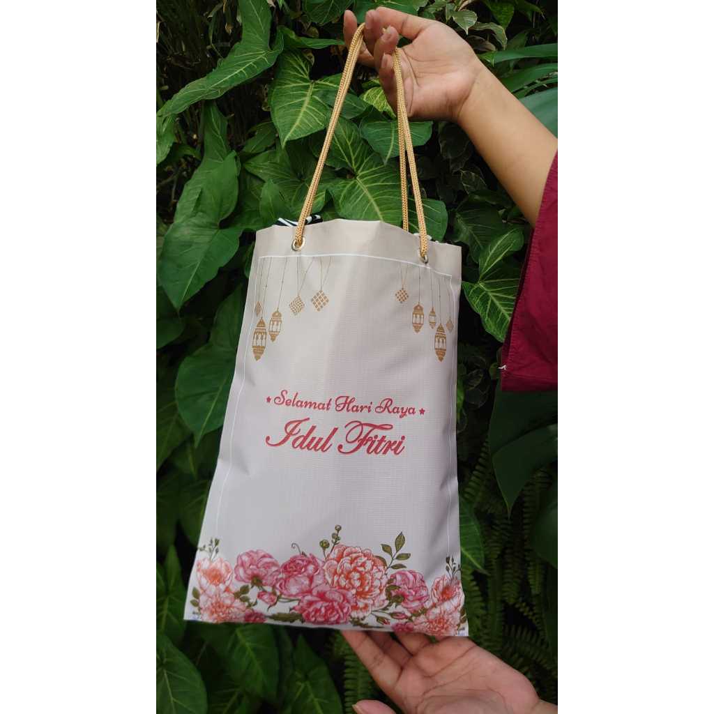 

Tas lebaran / tas goodie bag /Tas hampers snack Idul Fitri UKURAN A4