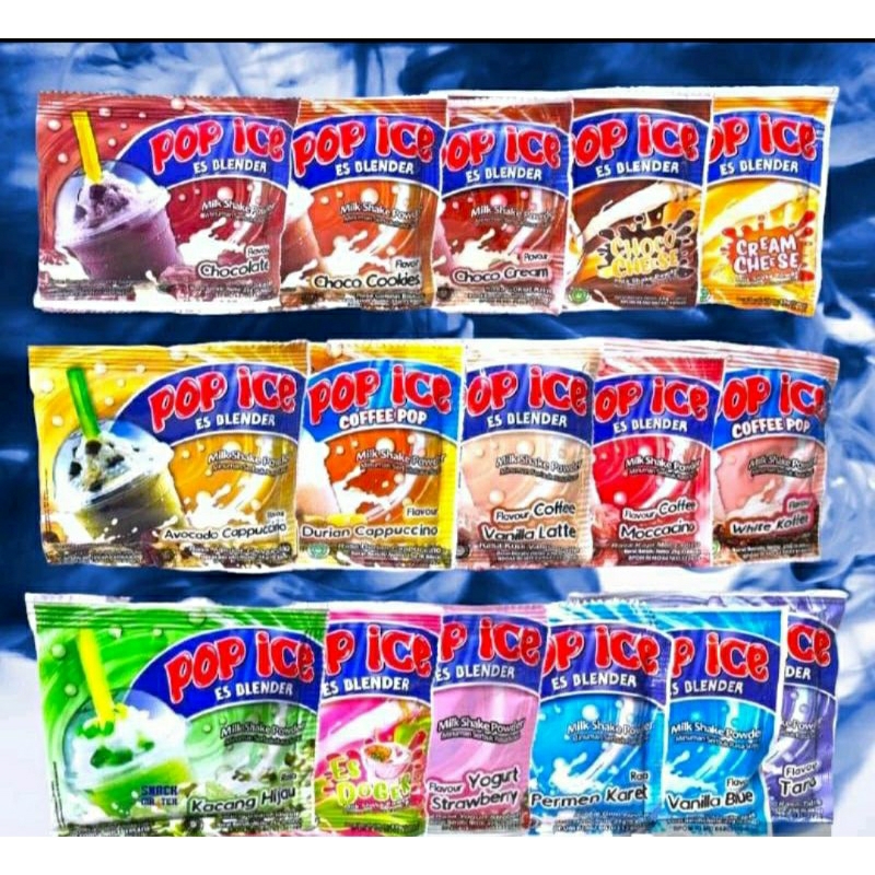 

Minuman POP ICE All Variant 1 Renteng isi 10 sachet