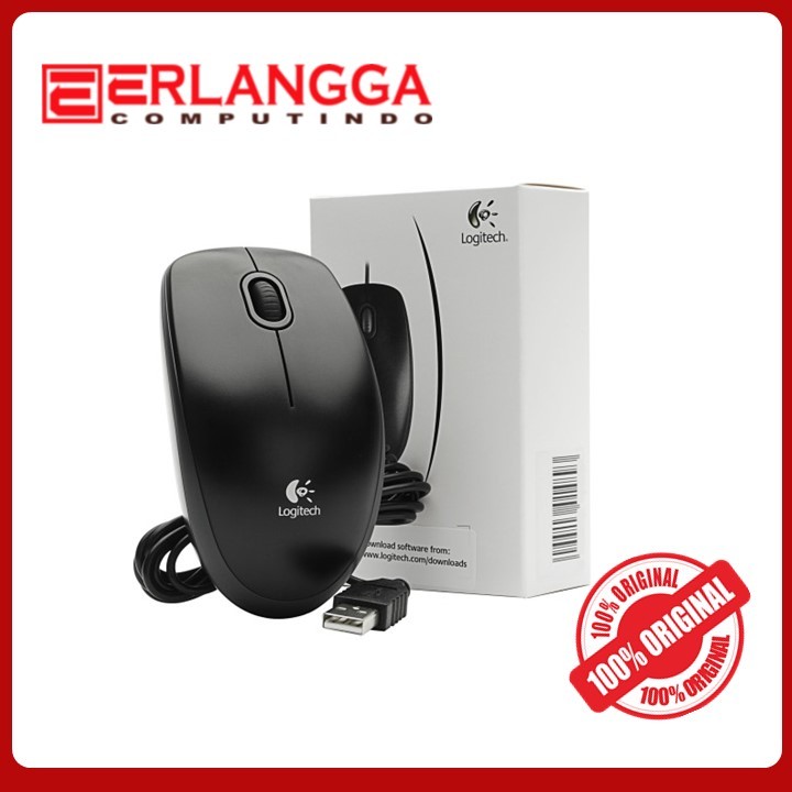 USB MOUSE LOGITECH B100 ORIGINAL / LOGITECH MOUSE USB B100 / MOUSE KABEL LOGITECH B 100 / MOUSE CABE