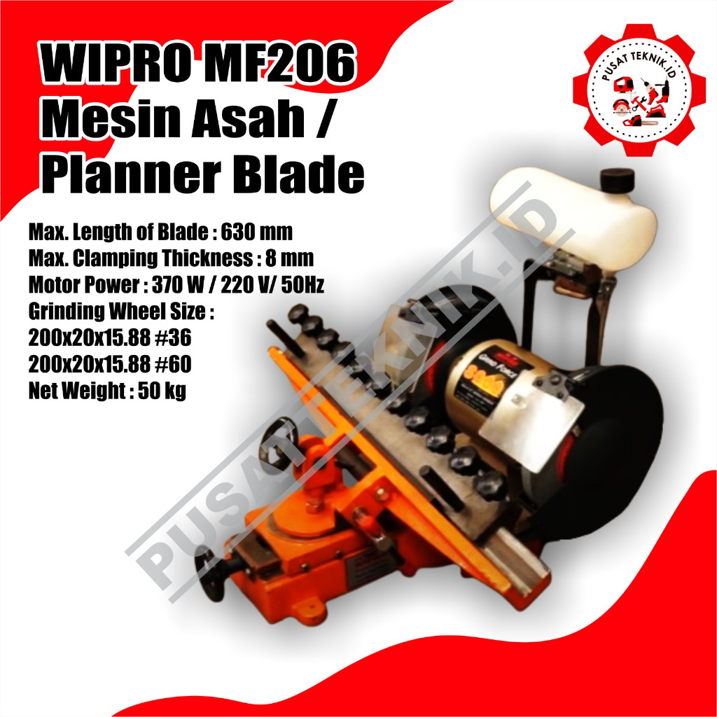 MESIN ASAH PLANNER BLADE WIPRO MF 206
