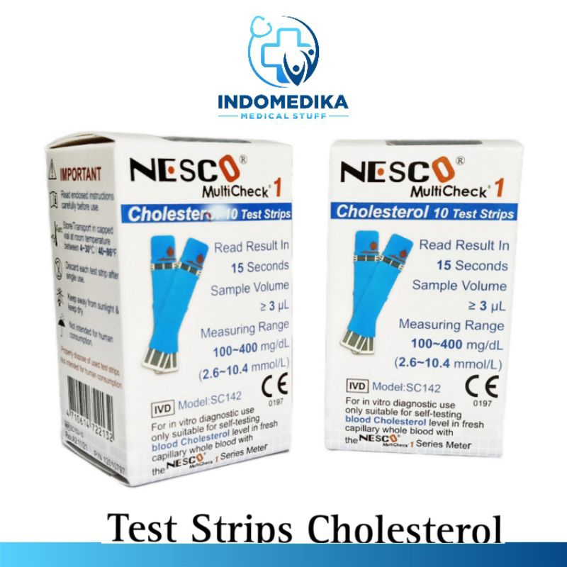 Strip Refill kolesterol Nesco / Strip Cholesterol Nesco / Strip Kolesterol Nesco / Stik Nesco