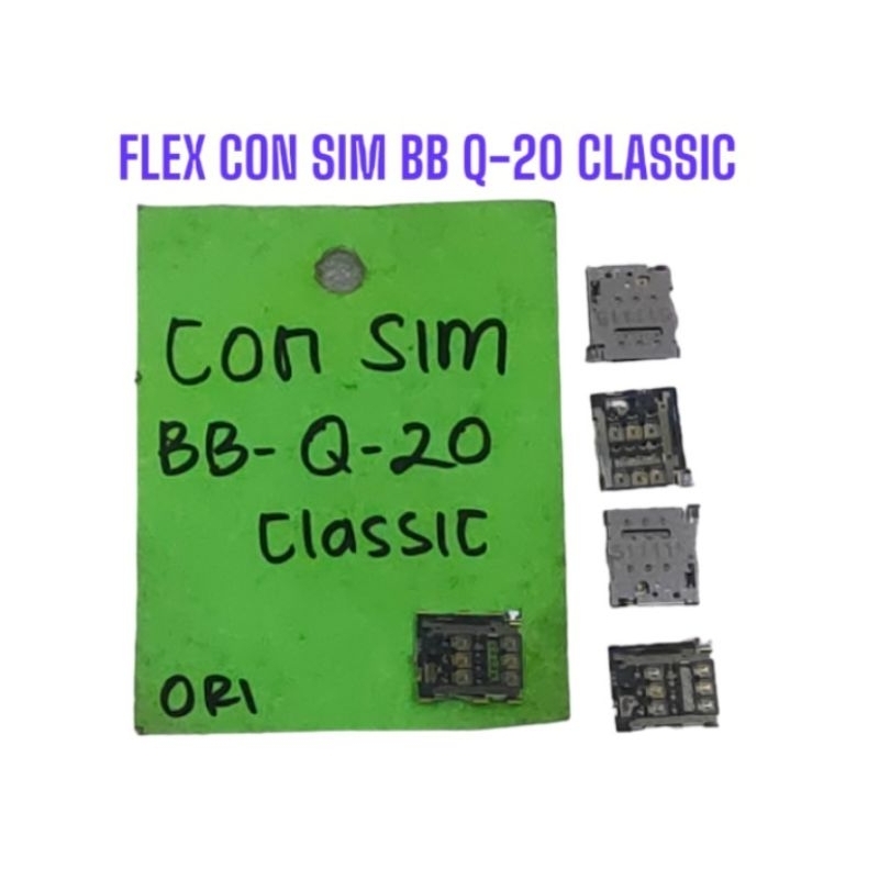 FLEXIBLE FLEXIBEL KONEKTOR SIM BLACKBERRY Q20 CLASSIC - FLEX CON SIM BB Q20 CLASSIC