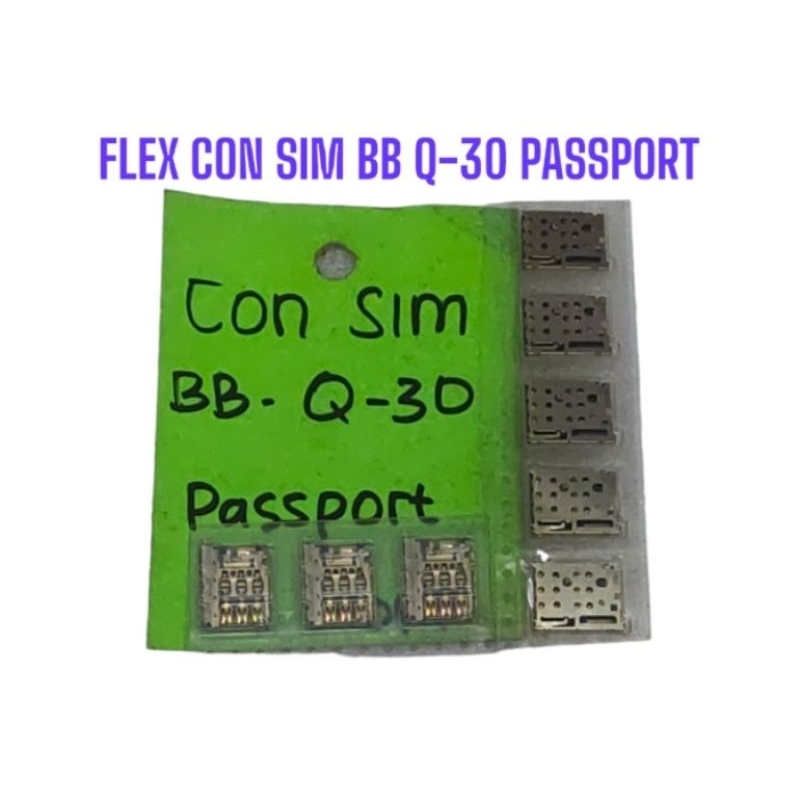 FLEXIBLE FLEXIBEL KONEKTOR SIM BLACKBERRY Q30 PASSPORT - FLEX CON SIM BB Q30 PASSPORT