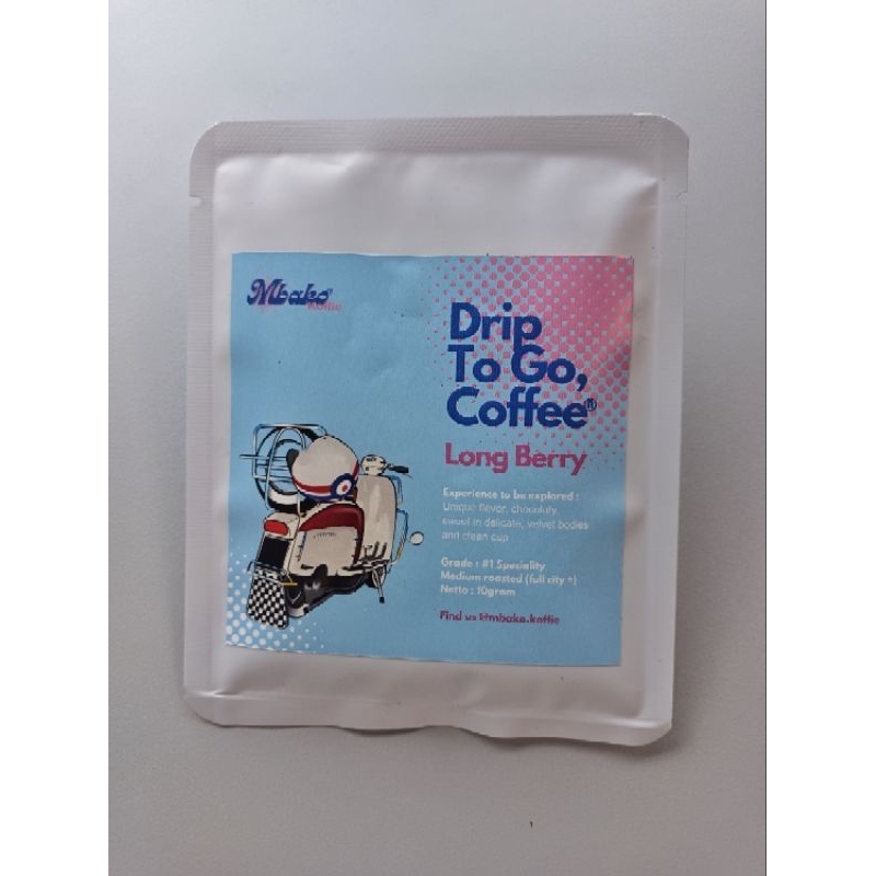 

Long Berry - Drip to Go Coffee (1 Sachet) 10 gram