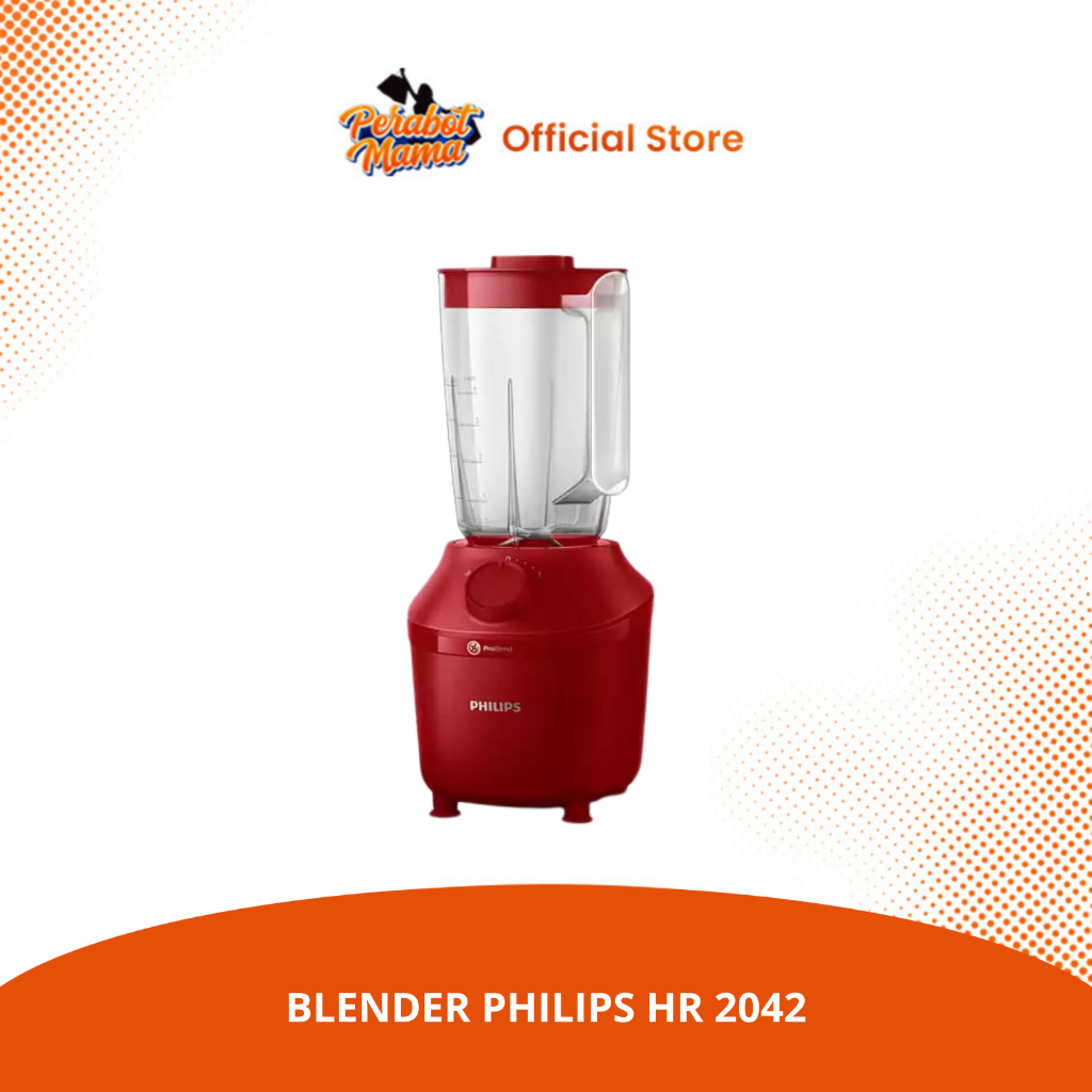 BLENDER PHILIPS HR 2042 MIKA TANPA GILINGAN BUMBU