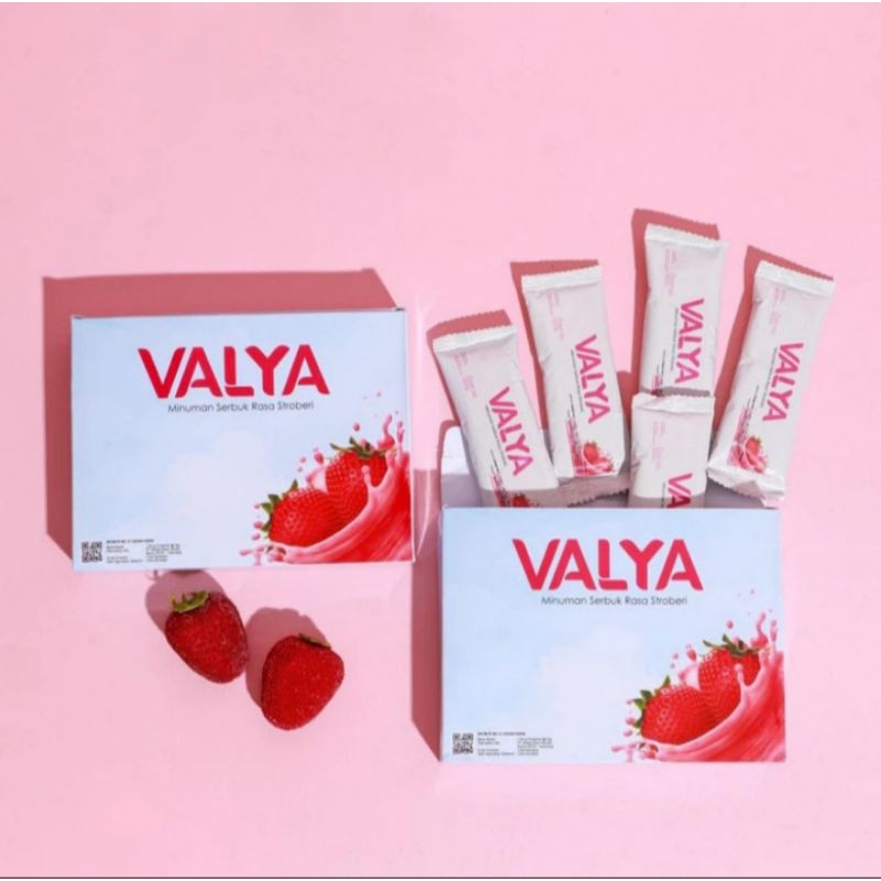 

Valya beauty drink minuman colagen rasa strawberry190g