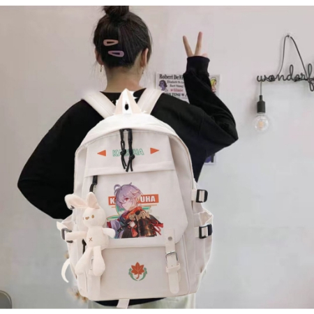 (COD)Genshin Impact Anime Cosplay Siswa Tas Sekolah Ransel Klee Kartun Tas Buku Laptop Ransel Tas it