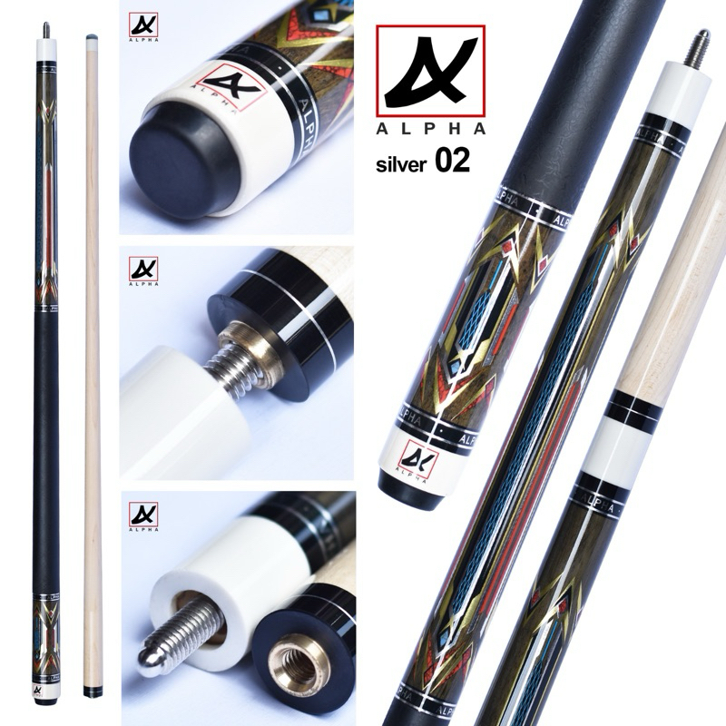 alpha cue silver series 02/ stik play billiard