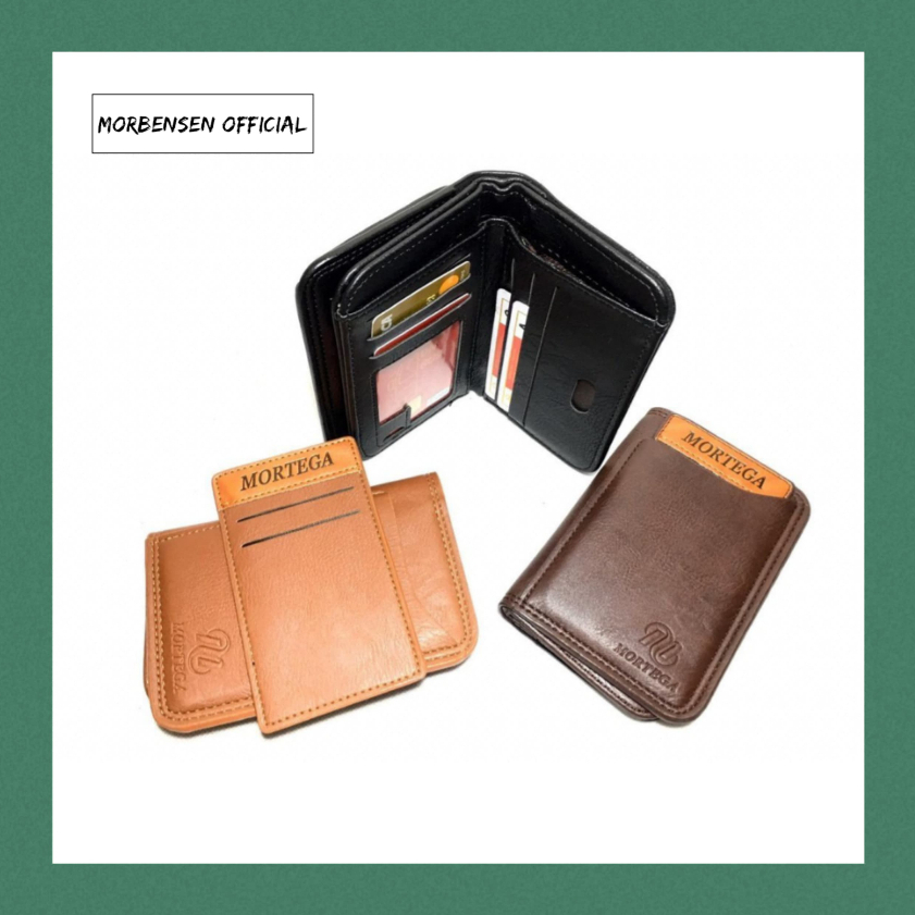 Dompet Panjang Kulit PU Mortega Pria - M-503