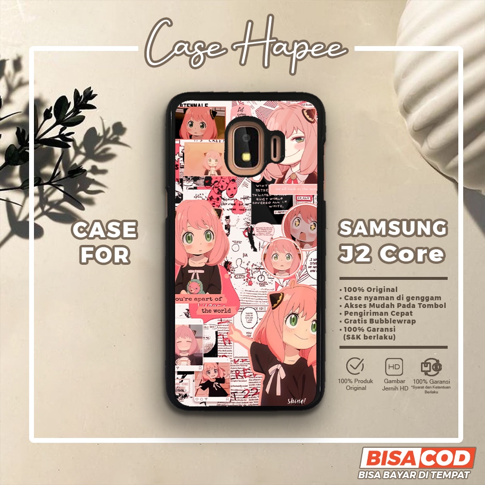 Case Samsung J2 Core Casing Samsung J2 Core [ANYA] Casehapee Case Glossy Case Aesthetic Custom Case 