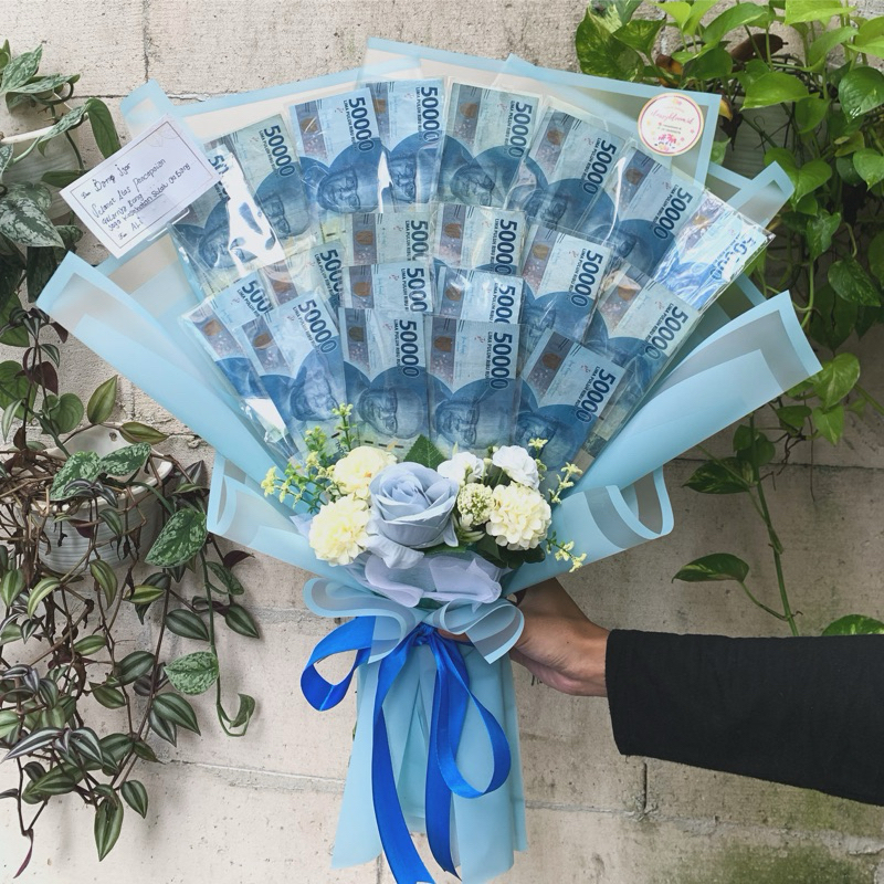 buket uang 1 juta (20 lembar)