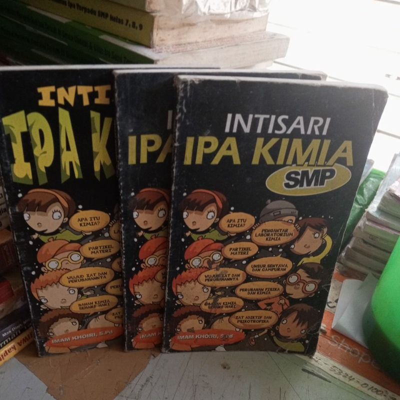 BUKU RANGKUMAN  KIMIA SMP KELAS 7,8,9