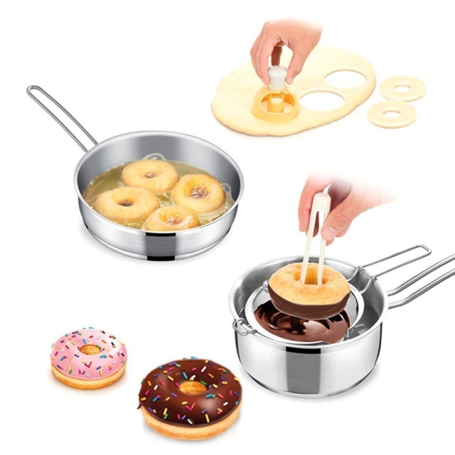 MH - CETAKAN DONUT + CAPIT CDC01 - PENCETAK DONUT - CETAKAN SET DONUT