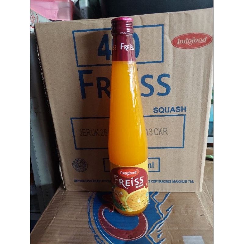 SIRUP INDOFOOD FREISS ORANGE SQUASH BOTOL JERUK