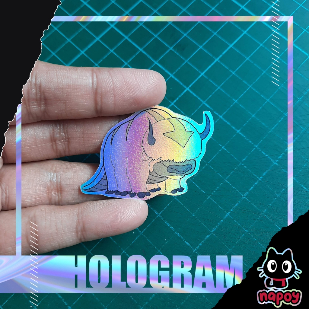 

Stiker Hologram Anime Avatar The Last Airbender Appa