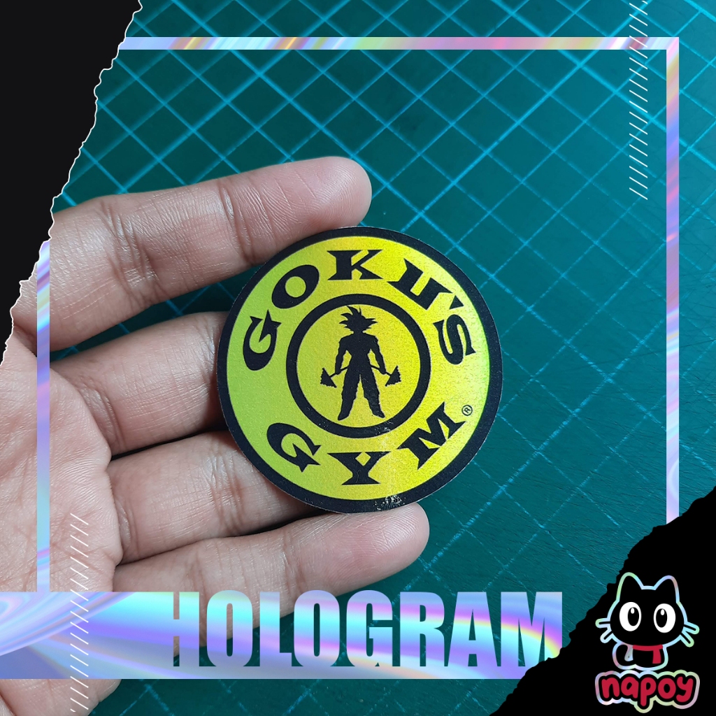 

Stiker Hologram Anime Dragon Ball Goku's Gym