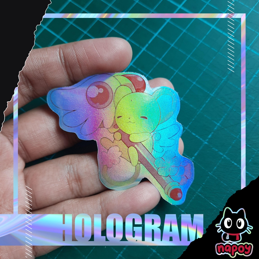 

Stiker Hologram Anime Cardcaptor Sakura Kero