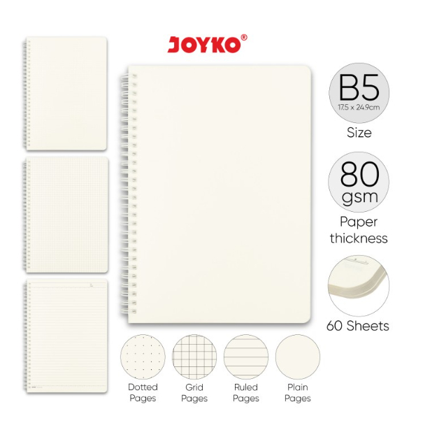 

JOYKO Notebook Diary Agenda Buku Catatan NB-732 60 Lembar
