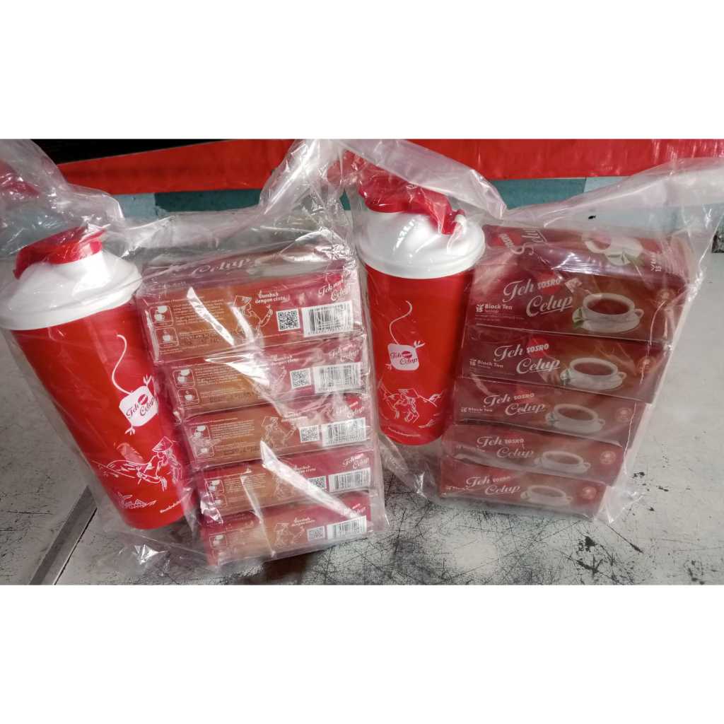 

Teh Botol Celup Sosro 15 Bag isi 5 box - Free Tumbler