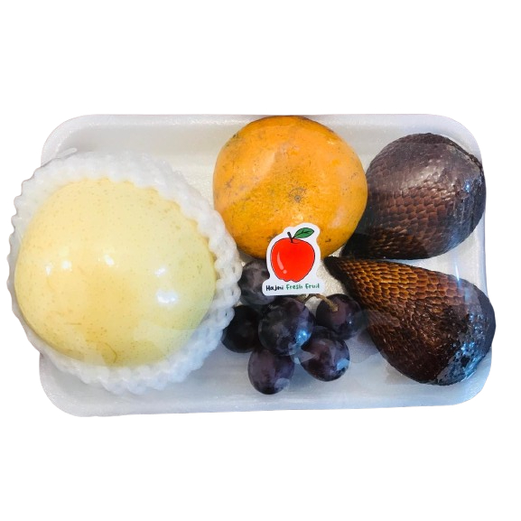 

Parsel Mini (Pear, Salak, Jeruk, Anggur)