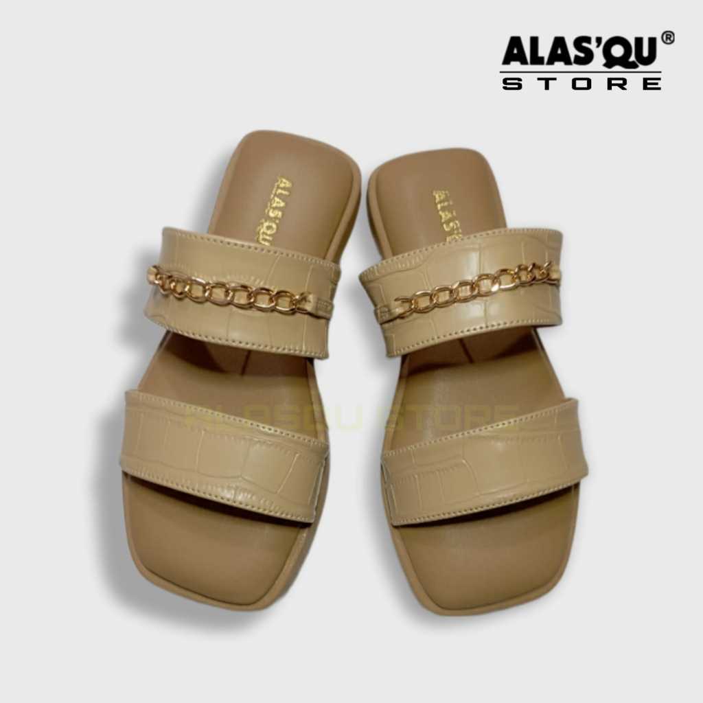 Alasqu Sandal Fatform Korea Reyna Wanita kekinian 2023